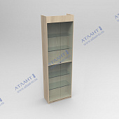 Витрина для вина с прямыми полками застекленная ВВП-4