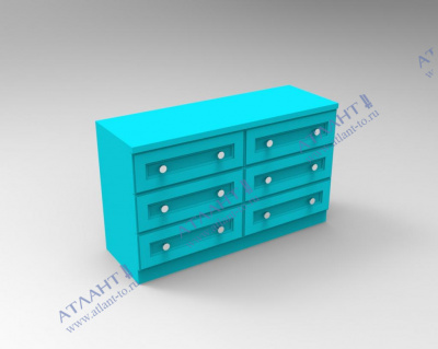 Тумба комод с 6-ю ящиками МДФ ТКО-1