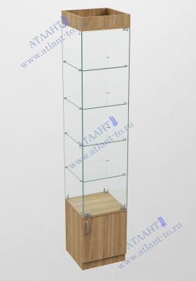 2ТДК Витрина из стекла серия "Бюджет"